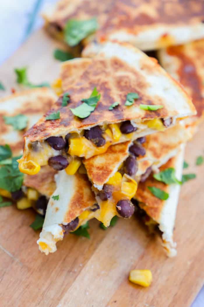 KäSe Tortillas Mit Schwarzen Bohnen Und Mais Quesadillas - Rezepte Suchen
