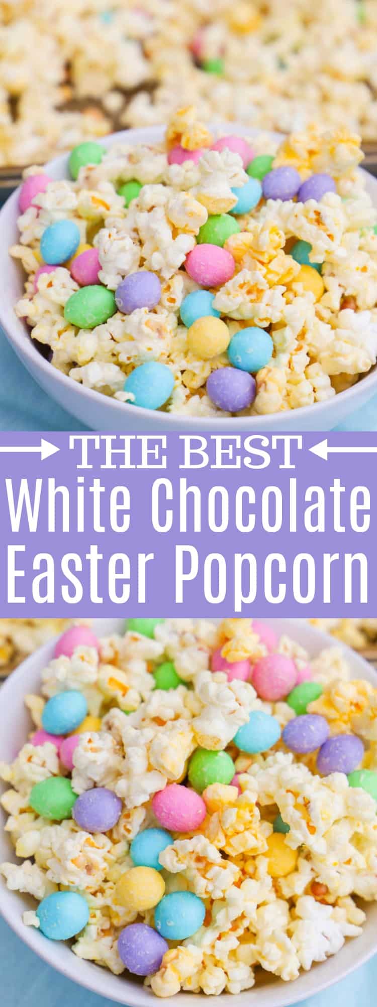 White Chocolate Easter Popcorn