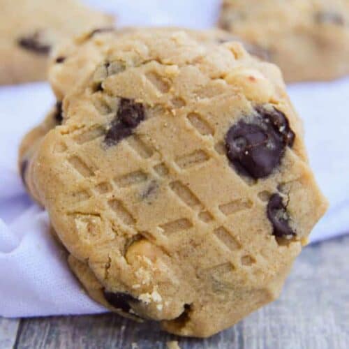 The BEST Peanut Butter Chocolate Chip Cookie