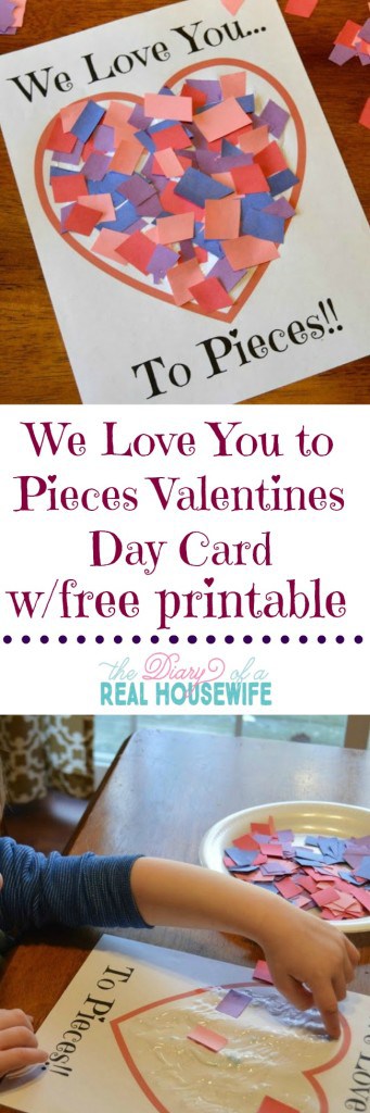 We loved this fun Valentines day craftcard! Free printable so you can make your own!