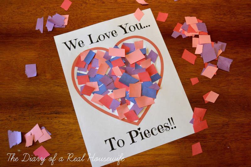 We Love You To Pieces finished craft