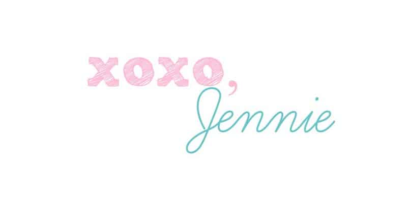 signature xoxo Jennie