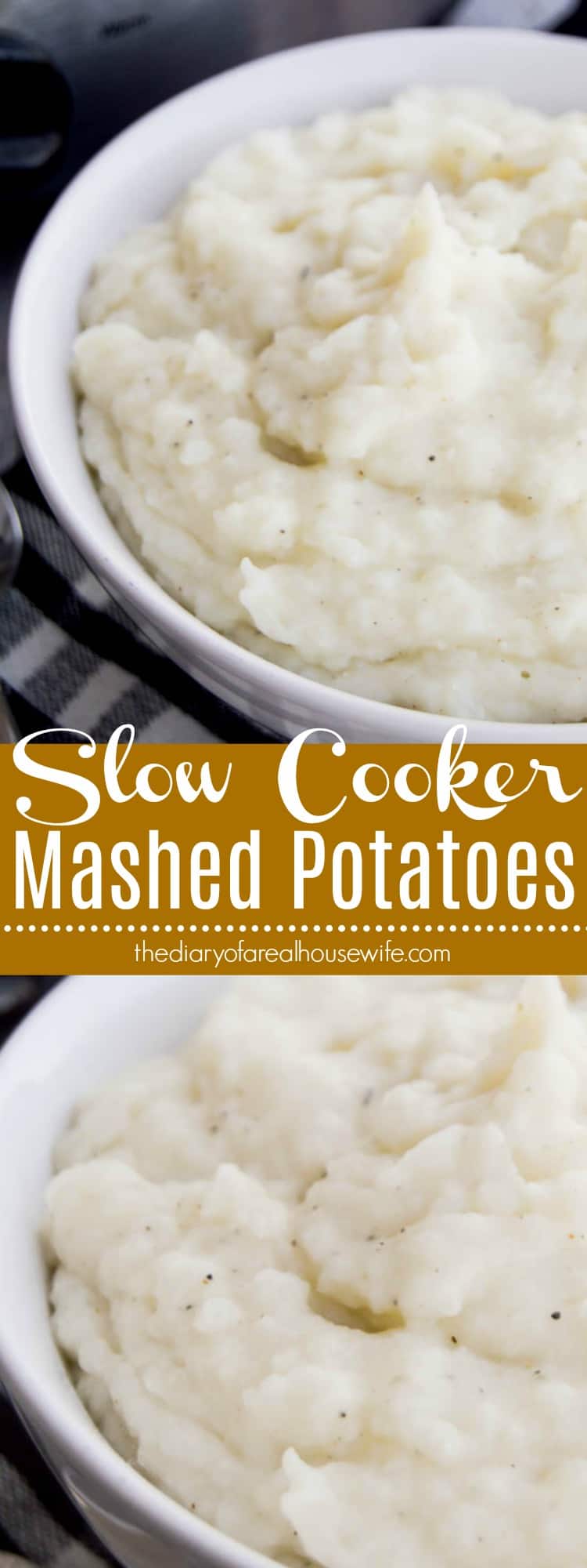 Slow Cooker Mashed Potatoes The Diary of a Real Housewife
