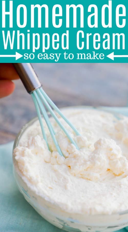Homemade Whipped Cream