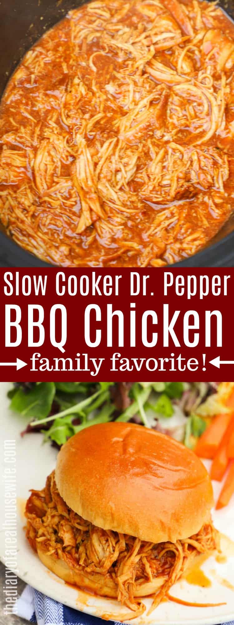 Slow Cooker Dr. Pepper BBQ Chicken