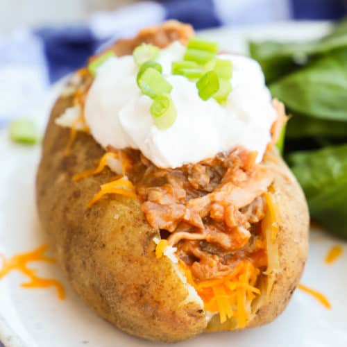 BBQ Pulled Pork Potato Skins