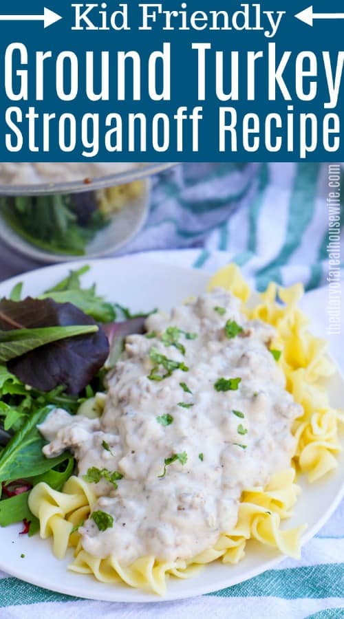 Ground Turkey Stroganoff