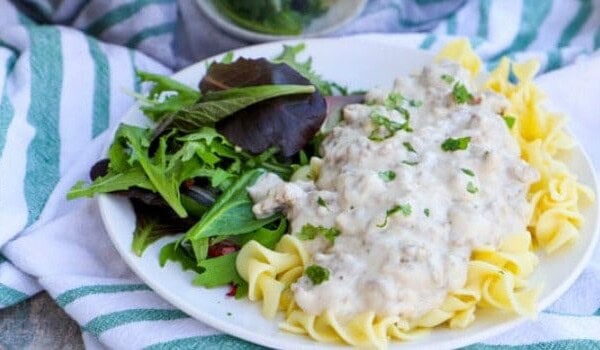 Ground Turkey Stroganoff