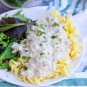 Ground Turkey Stroganoff