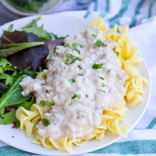 Ground Turkey Stroganoff