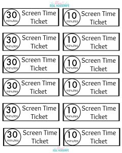 screen time tickets the