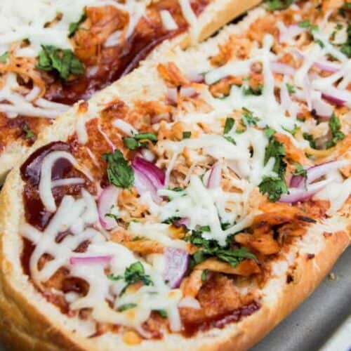 BBQ Chicken French Bread Pizza