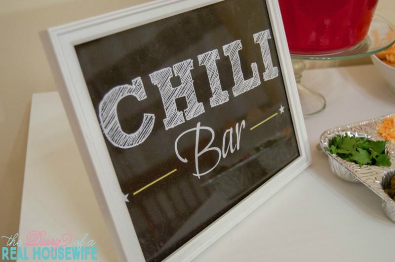 Chili Bar Free Printable