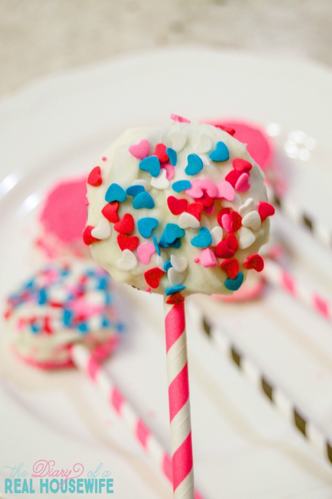 Oreo Pops for valentines day