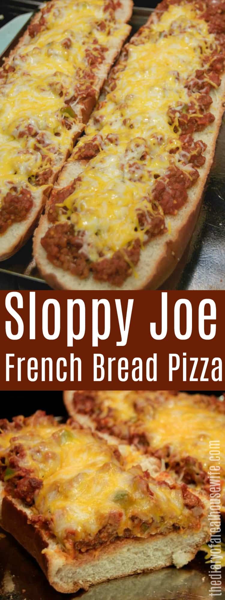 Sloppy Joe French Bread Pizza