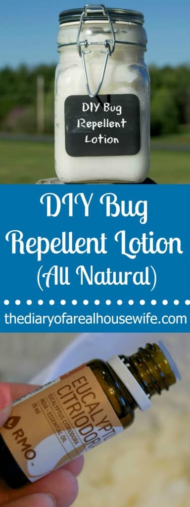 All Natural DIY Bug Repellent Lotion