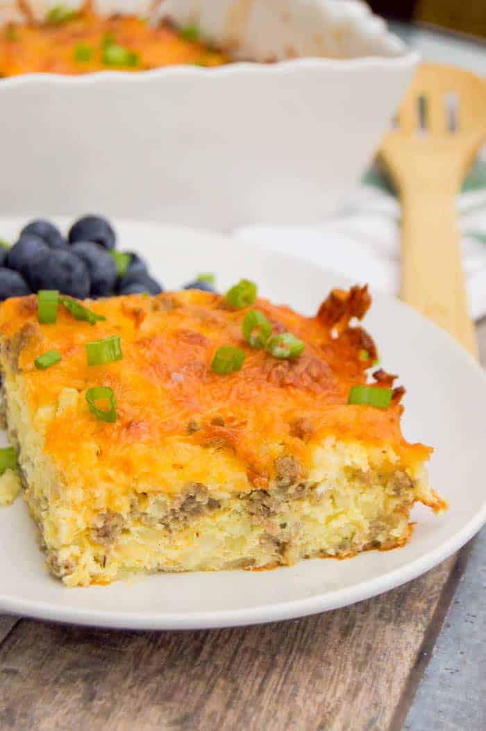 Sausage Hash Brown Breakfast Casserole