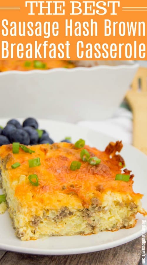 Sausage Hash Brown Breakfast Casserole