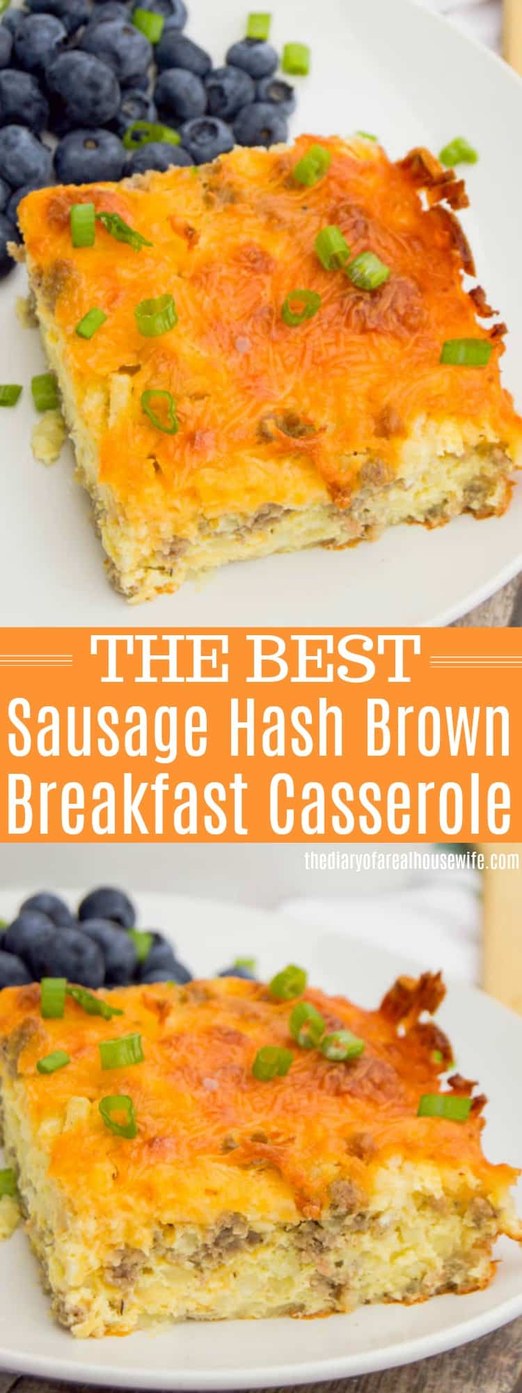 Sausage Hash Brown Breakfast Casserole