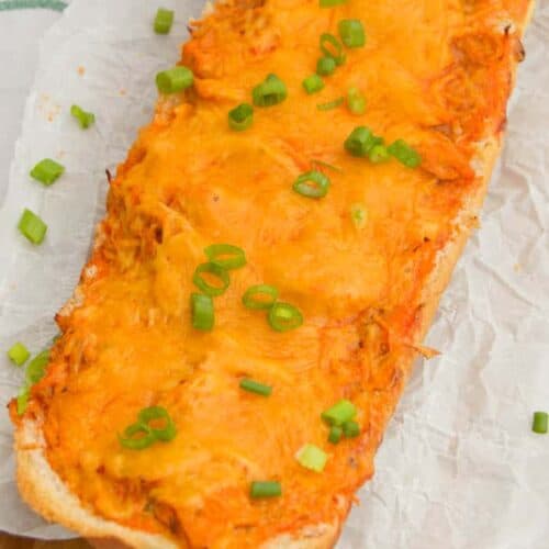 Buffalo Chicken French Bread Pizza