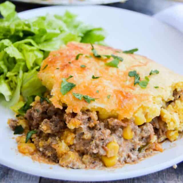 Easy Cornbread Taco Pie • The Diary of a Real Housewife