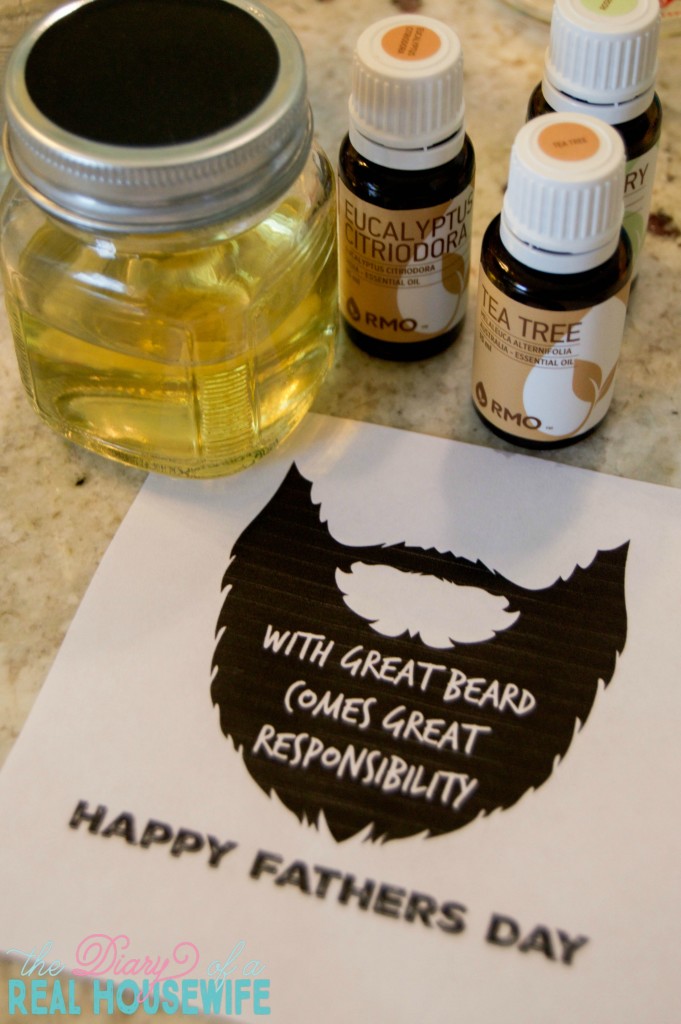 DIY Beard Oil for Fathers Day