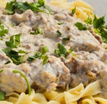 Beef Stroganoff