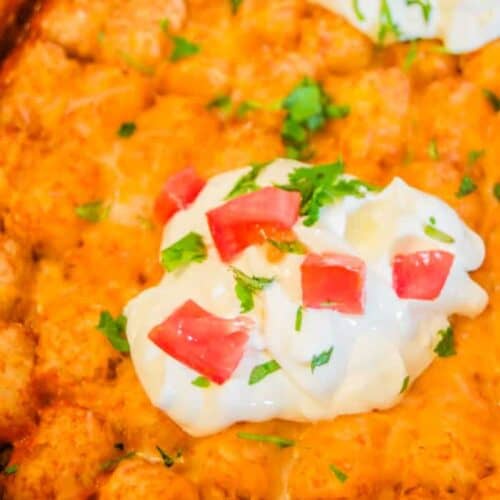 Tater Tot Taco Casserole