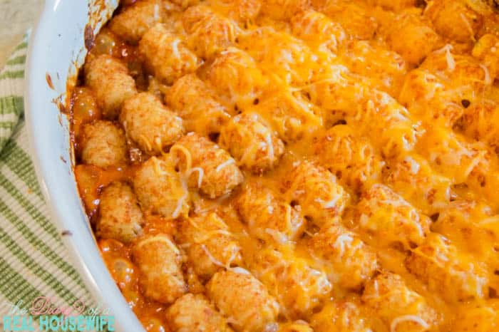 Tater Tot Taco Casserole