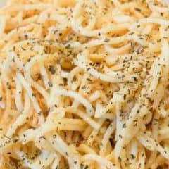 5 Ingredient Parmesan Garlic Spaghetti