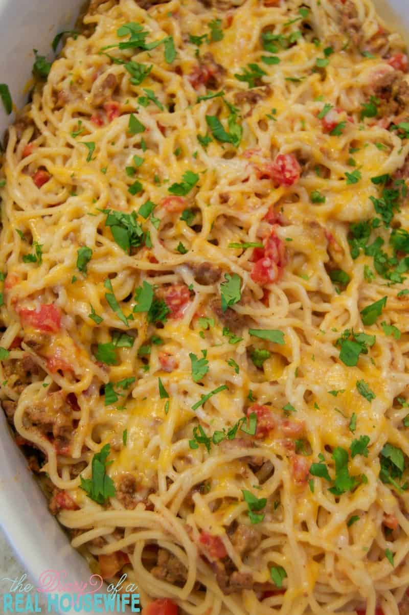 Taco Spaghetti The Diary of a Real Housewife