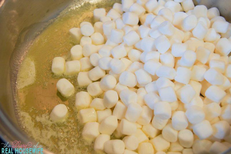 butter melted in a pan