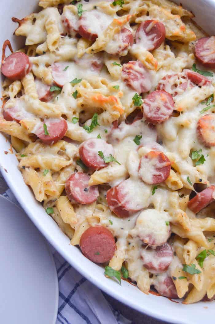 Kielbasa Alfredo Bake The Diary of a Real Housewife