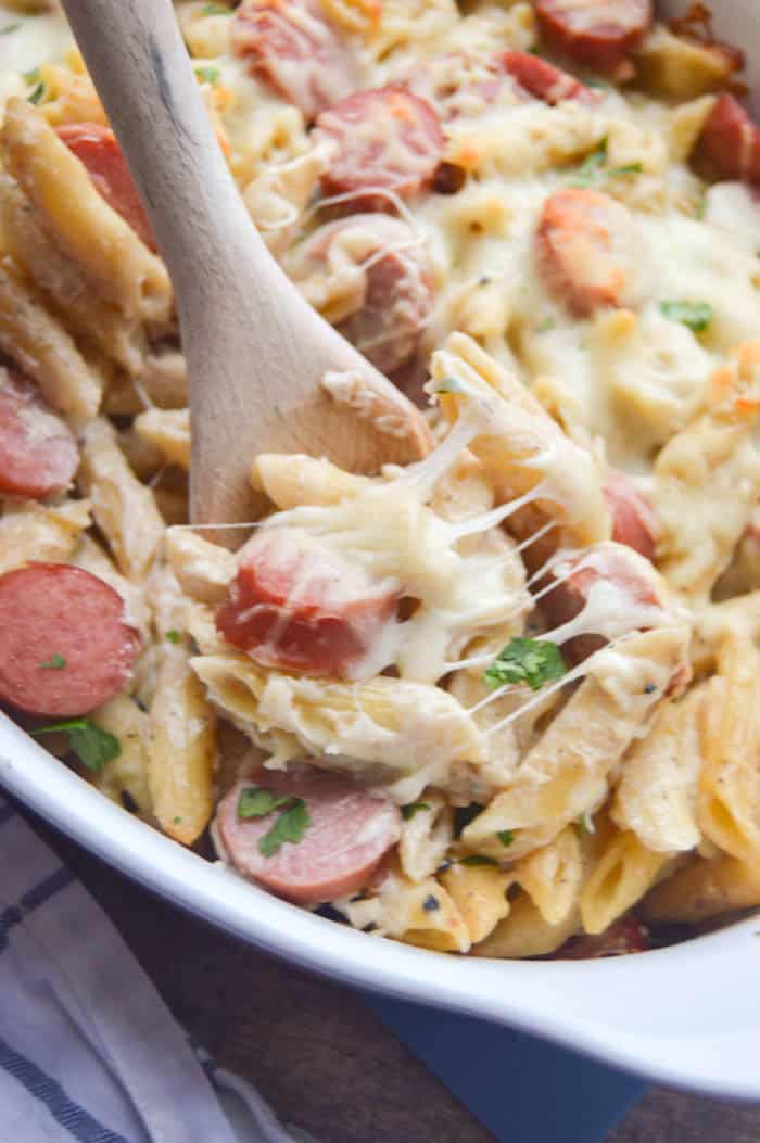 Kielbasa Alfredo Bake The Diary of a Real Housewife