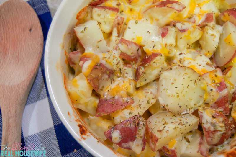 Baked Cheesy Ranch Potatoes The Diary of a Real Housewife