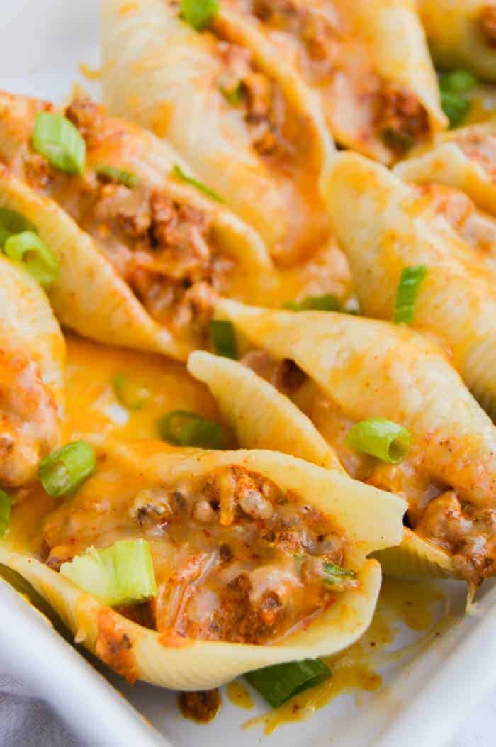 Taco Stuffed Shells • The Diary of a Real Housewife