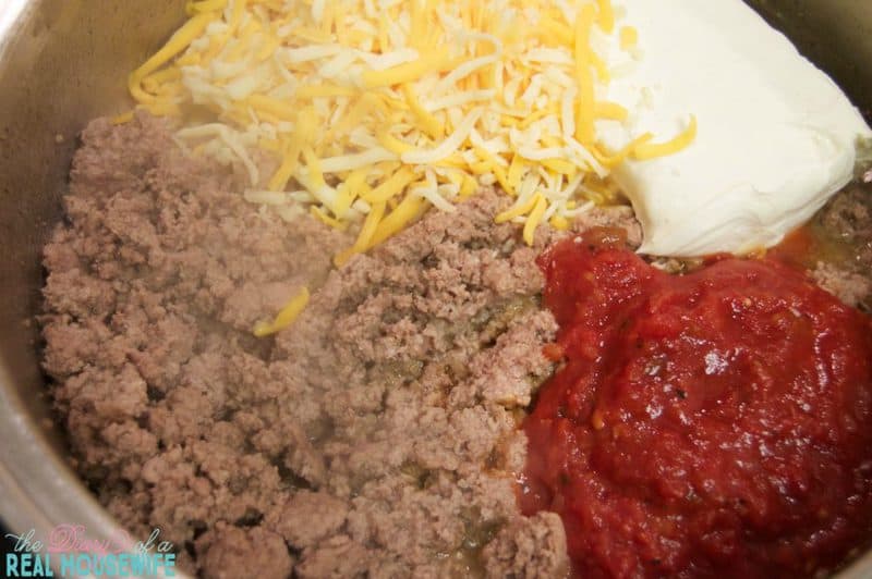 making-taco-dip