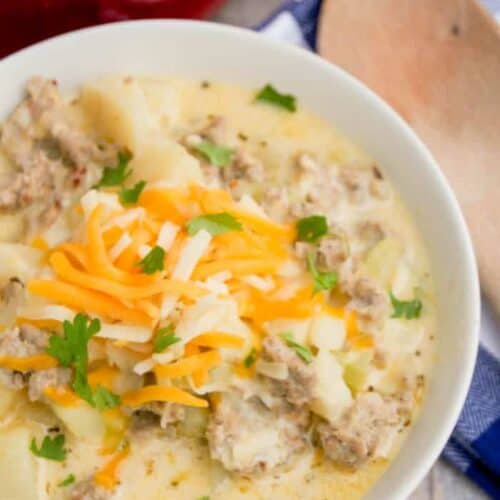 Cheesy Sausage Potato Soup