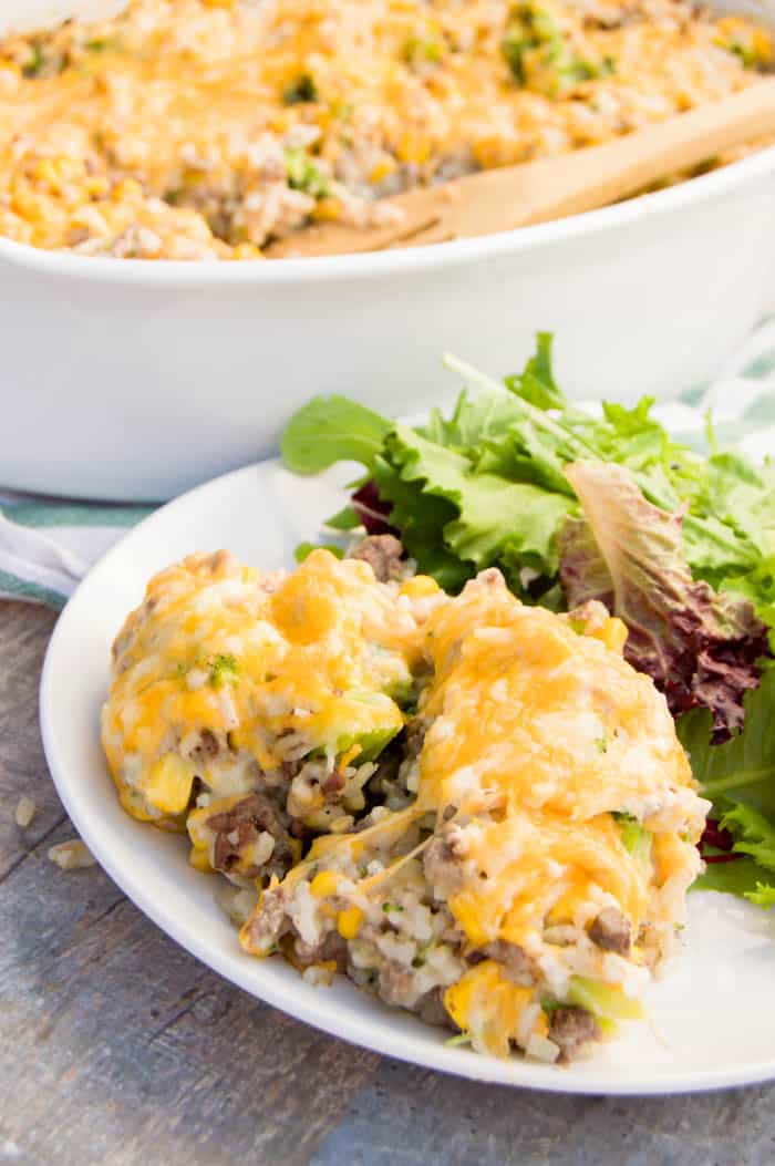 Beef and Rice Casserole