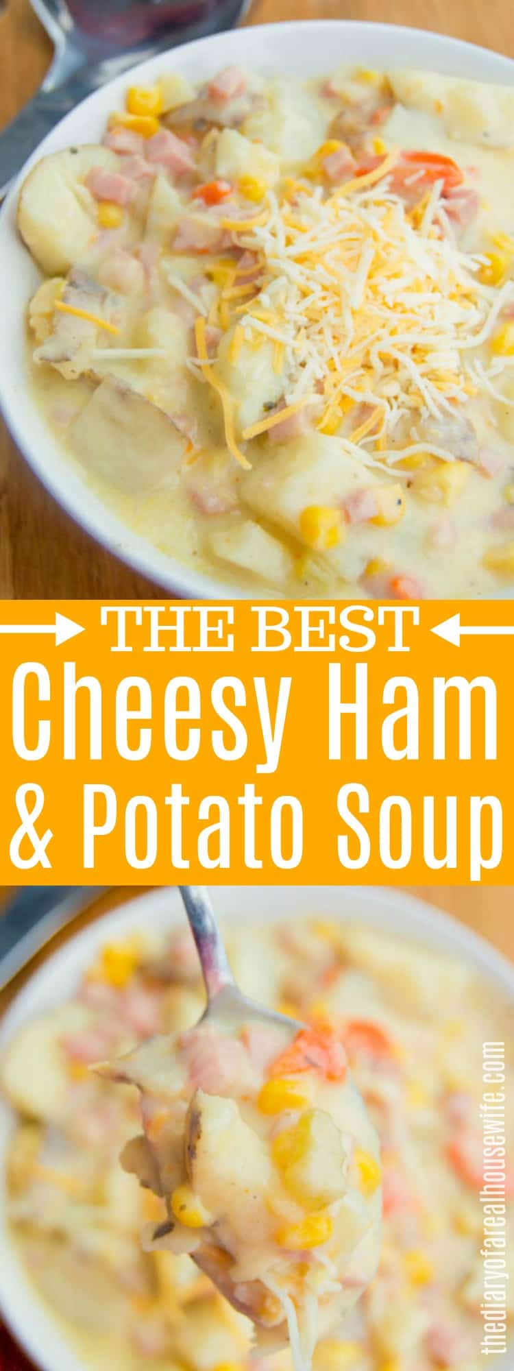 Cheesy Ham and Potato Soup