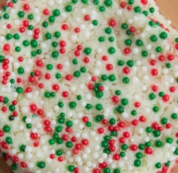 Christmas Sprinkle Cookies