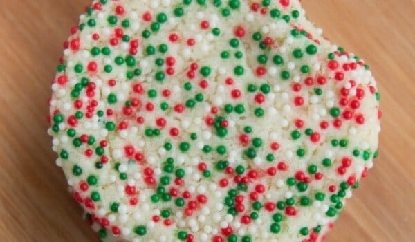 Christmas Sprinkle Cookies