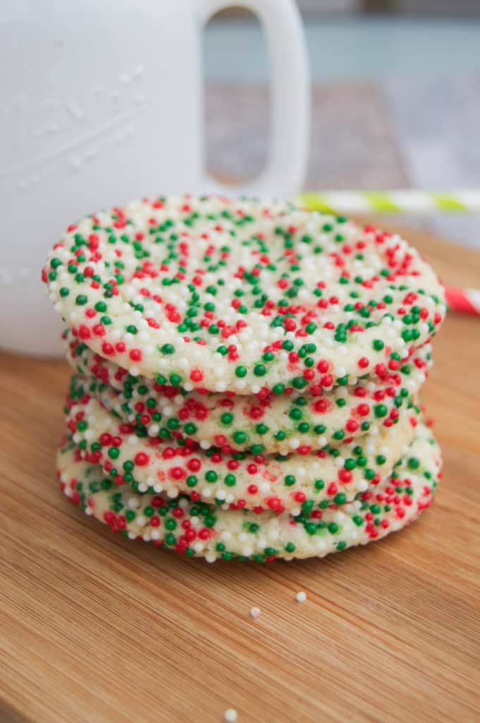 Christmas Sprinkle Cookies