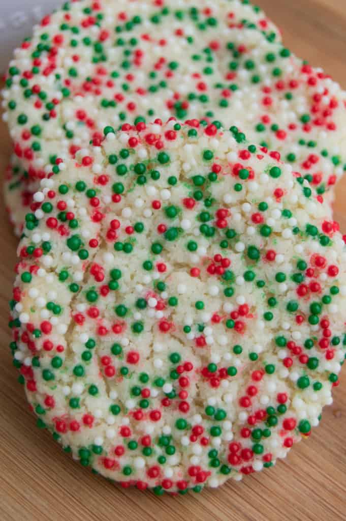 Christmas Sprinkle Cookies