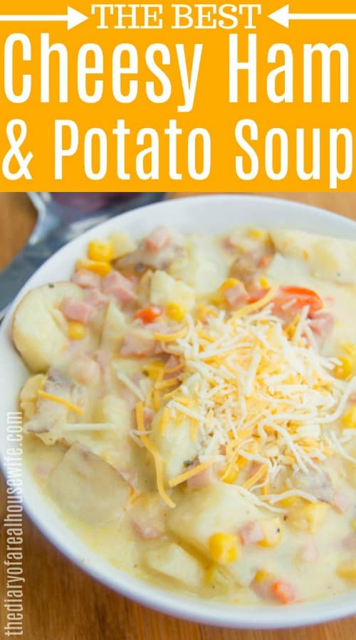 Cheesy Ham and Potato Soup