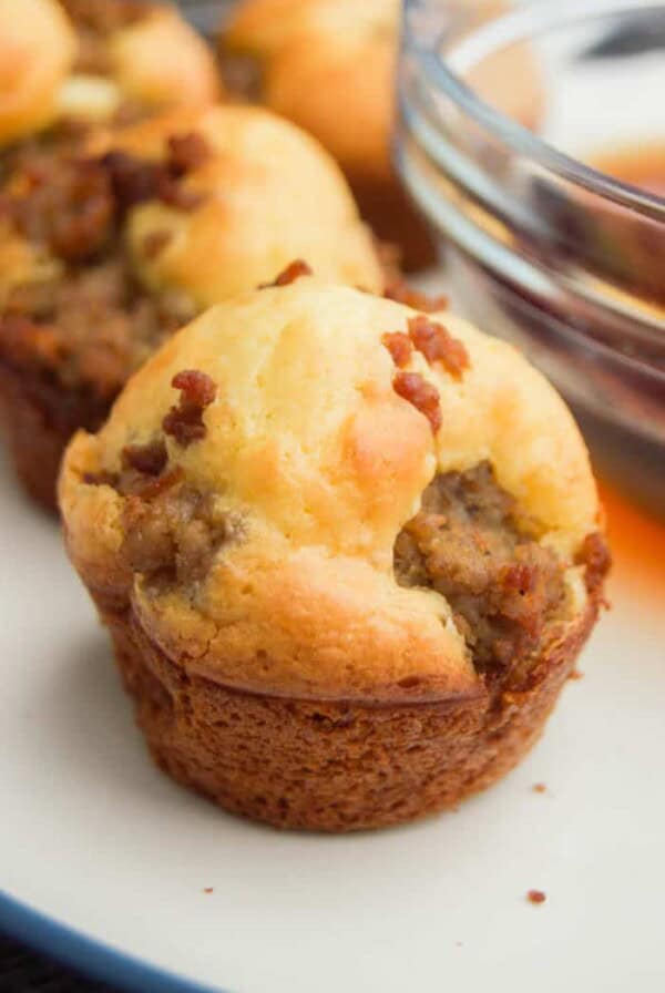 Mini Sausage Pancake Muffins