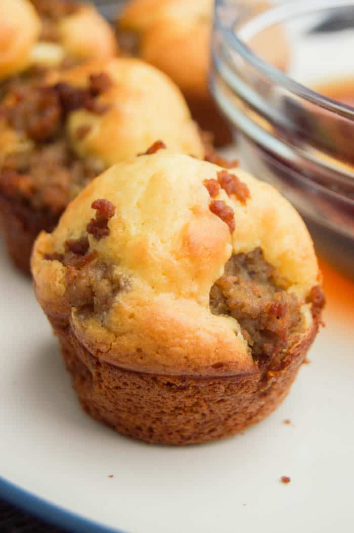 Mini Sausage Pancake Muffins