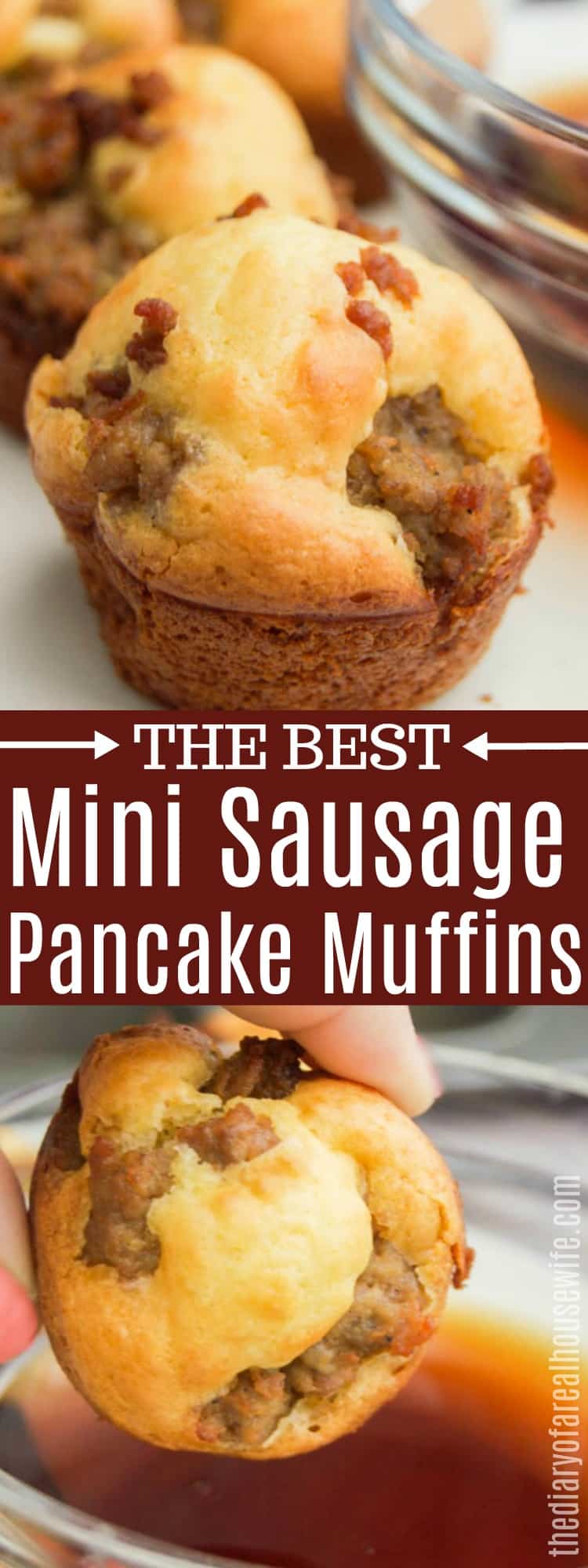 Mini Sausage Pancake Muffins