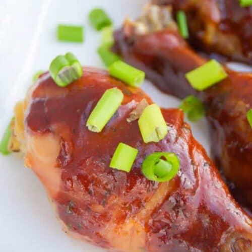 Slow Cooker BBQ Ranch Chicken Legs