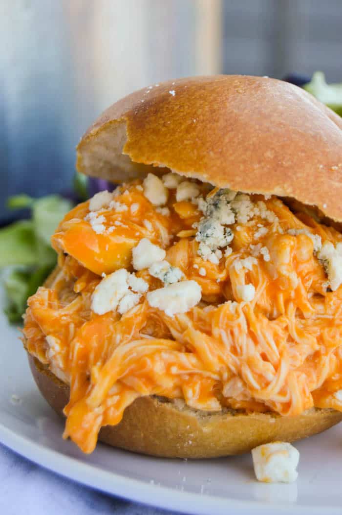 Slow Cooker Buffalo Chicken Sliders The Diary of a Real Housewife